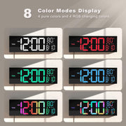 Large Digital Wall Clock with Remote Control