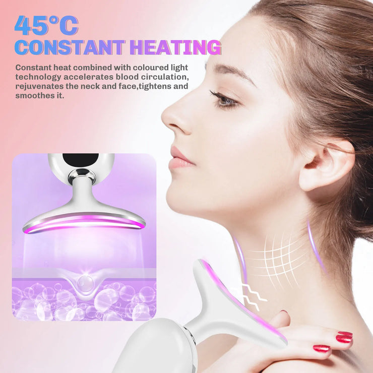 Neck Face Lifting Beauty Device Vibration Massager Removal Skin Care Tools