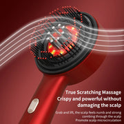 Electric massage comb