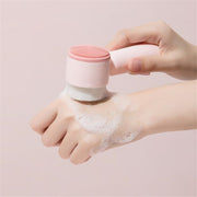 Portable Double Side Silicone Facial Cleanser Brush