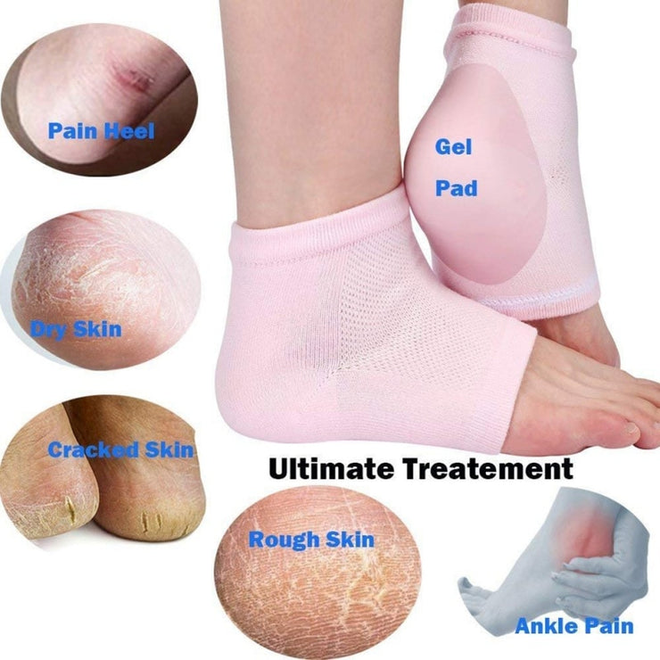 Heel Socks For Cracked Dry Foot Skin Care Protectors Sock