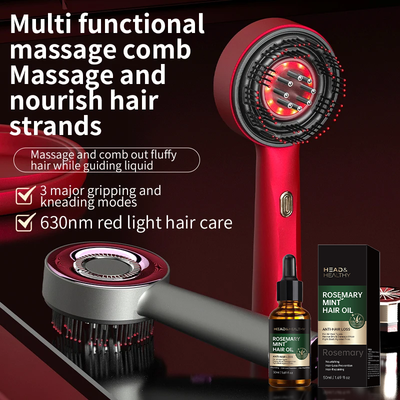 Electric massage comb