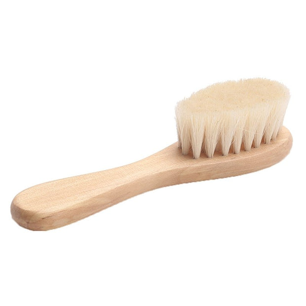 Wool Baby Wooden Brush Comb