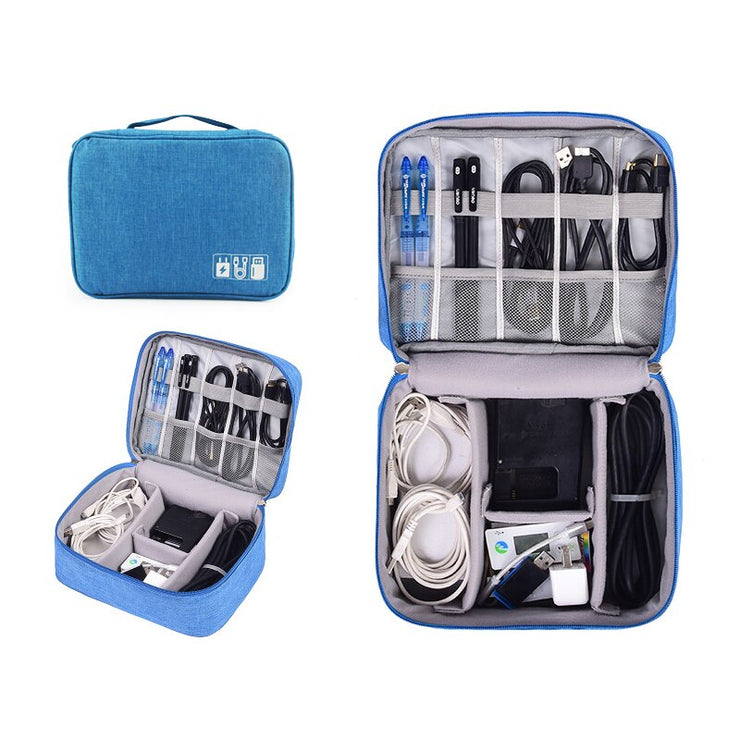 Travel Digital Cable Storage Bag Earphones Mobile Power Organizer Bag Waterproof Electronics Accessories Case