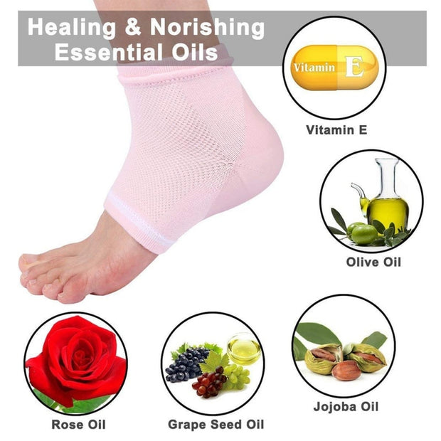 Heel Socks For Cracked Dry Foot Skin Care Protectors Sock