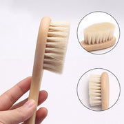 Wool Baby Wooden Brush Comb