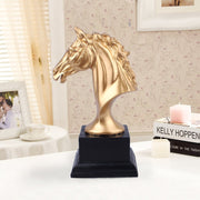 Sports resin crafts, horse head trophies, gifts, office decorations,