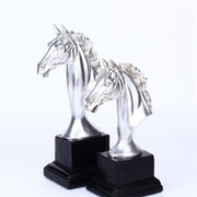 Sports resin crafts, horse head trophies, gifts, office decorations,