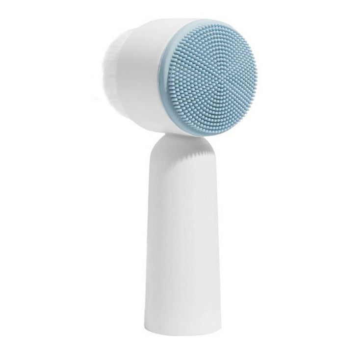 Portable Double Side Silicone Facial Cleanser Brush